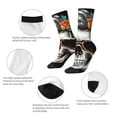thumbnail image 4 of Balery Flower Horn Skull A Calcetas Largas con Estampado para Hombre y Mujer – Suaves y Transpirables, Talla Única (US 5-11), 4 of 6