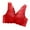 Red, variant on Ynynloco Sexy Bras for Women, Lace Wireless Front Closure Push Up Bra, Womens Solid Lace Wireless Push Up Bra