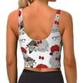 thumbnail image 3 of Lsque Rabbit And Hedgehog Printed Women'S Sports Bra, Compression, Moisture Wicking, High-Impact Sports Bra For Women,Supportive sports bra-Medium, 3 of 9