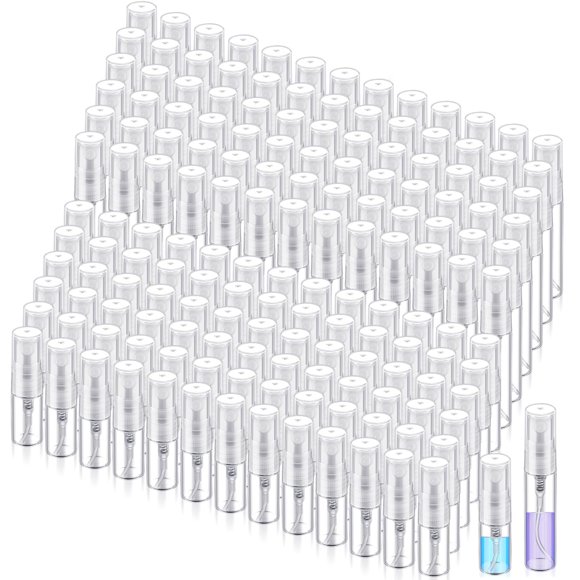 Botellas de aerosol Zhehao, 200 unidades, vidrio transparente, perfume de 2 ml y 5 ml