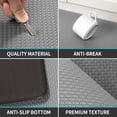 thumbnail image 3 of HUIMART Kitchen Mat Cushioned Anti Fatigue Floor Mat 17" x 47" Non Slip Standing Mats and Rugs, Gray, 3 of 12