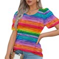 thumbnail image 4 of Women Blouses Elegant Casual Petite Plus Size Womens Shirts Casual Summer Graphic Tees for Women 2025 Trendy, 4 of 7