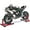 Silver, variant on CHUNYAN Die Cast Motorcycle 1:6 Scale for Kawasaki H2R Motorcycles Alloy Racing Motorcycle Model Power Toy Motorcycles Collection Kawasaki Model Motorcycles