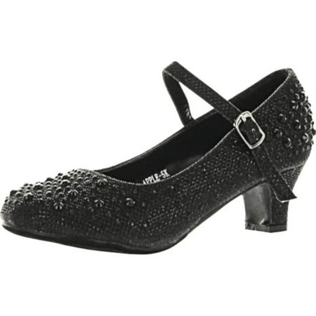 

Lucky Top Apple5K Kids Sparkling Mary Jane Rhinestone Glitter Dress Pumps 11