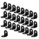 thumbnail image 1 of Soporte en ángulo de 12 x 12mm de metal negro en forma de L, protector de muebles de escritorio, 25pcs, 1 of 7