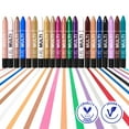 thumbnail image 3 of Delineador de ojos, multiadherente, color verde y salvaje, icono azul, 3 of 4