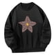 thumbnail image 3 of Sudadera para Mujer Sudadera con Cuello Redondo Trajes Moda Negra Ligera Suelta XL, 3 of 8