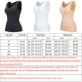 thumbnail image 3 of Clearance! Hontri Shapewear Women Shapewear Tank Tops Seamless Compression Vest Body Shaper Tank Top with Chest Pads Shapewear Tummy Control Black,Xl, 3 of 9