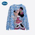 thumbnail image 2 of Suéter navideño de pareja de Mickey Mouse con dibujos animados de Disney Suéter fino de otoño para mujer/hombre Ropa de mujer de los años 90, 2 of 5