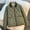 Army Green, variant on Abomasnow Women's Winter Quilted Jackets Fleece Lined Warm Puffer Coats Lightweight Lapel Button Down Bomber Jacket