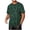 Green, variant on Mens Fashion Casual T-Shirt Summer Short Sleeve Crew Neck Jacquard Embroidered Sports Tops (2XL, Red)