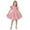 Pink, variant on Fainosmny Children'S Mesh Dress Dress Stylish Little Girl Dress Girls Dresses Black 140/(6-7 Years)