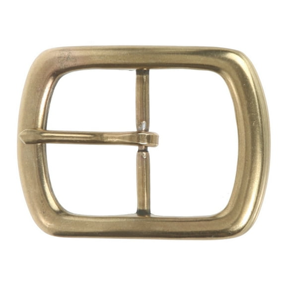1 1/2" (38 mm) Nickel Free Center Bar Single Prong Rectangular Belt Buckle
