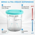 thumbnail image 6 of 4pcs Ice Cream Containers with Lid Leakproof 24oz,Compatible with Ninja Creami NC501 NC500 Deluxe Ice Cream Makers- BPA-Free Dishwasher Safe- Comes with Five Scoops, 6 of 8