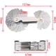 thumbnail image 3 of 2 Paquete Medidor de Tornillo Macarena Calibrador de Rosca Métrico 107 Mm Plata, 3 of 8