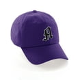 thumbnail image 1 of Daxton 3D Custom Alphabet AZ Letter Numbers Initial Baseball Dad Hat- Pink, Letter A, 1 of 2