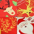 thumbnail image 7 of Gustave Christmas Apron Elk Pattern Linen Kitchen Cooking Baking Apron Xmas Holiday Decorative Costume Accessory for Women Men, 7 of 7