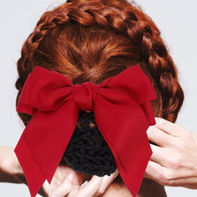 IDEANATEGRATE 2Ud Clip Para Moño Con Red De Malla Y Para Ocasiones Formales Y Casuales