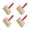 180, variant on 4 Pack Wall and Deck Stain Brushes with Ferrules Convenient Accessory for Solvent Base Paints Finishes Use