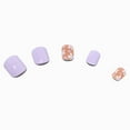 thumbnail image 2 of Claire's Purple Daisy Square Press on Vegan Faux Nail Set - 24 Pack, 2 of 2
