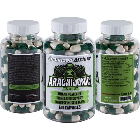 Enhanced Athlete Arachidonic Acid - Muscle and Strength Booster - Preserve Muscle and Boost Protein Synthesis - 350mg x 120