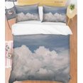 thumbnail image 3 of 3D Cielo Blanco Nube Funda de edredón Set Ropa de cama Set Funda de edredón Fundas de almohada 95 LQH, 3 of 3