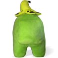 thumbnail image 2 of Peluche Among Us 12' PMI International Verde Lima Con Gorro de Banana Pelada, 2 of 2