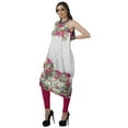 thumbnail image 4 of Moomaya Robe Kurti Sans Manches à une Épaule Imprimée pour Femmes Vêtements de Fête Boho, 4 of 7
