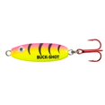thumbnail image 1 of Northland Tackle BRS5-106 Buck-Shot Rattle Spoon 38 OZ Bubblegum Tiger, 1 of 1