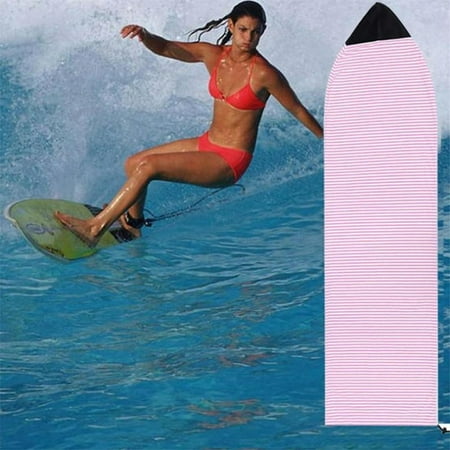 

2023 Summer Savings Clearance! WJSXC Surfboard Sock Cover Detachable Surfboard Cover with Elastic Drawstring Closure Practical Dust-proof Surfboard Protector for Your Shortboard Longboard Pink S