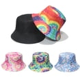 thumbnail image 2 of ZPAQI Double-sided Basin Hat Niche Firework Swirl Fisherman Cap Gift for Christmas, 2 of 13