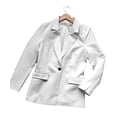 thumbnail image 2 of Saco largo de Mujer Elegante Atemporal Blanco Chica, 2 of 3