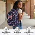 thumbnail image 3 of Binienty American Flag Patriotic Bow Boys Bookbag Age 10-12 Heavy Duty Waterproof School Backpack with Laptop Compartment Kids Day Pack Students Back to School Gifts, 3 of 8