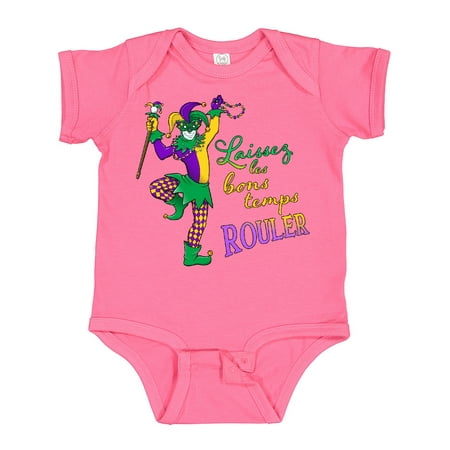 

Inktastic Laissez Les Bon Temps Rouler- Let the Good Times Roll Mardi Gras Jester Gift Baby Boy or Baby Girl Bodysuit