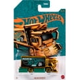thumbnail image 6 of Hot Wheels 1:64 Scale Die-Cast Toy Car or Truck with Turquoise- & Copper-Colored Deco (Styles May Vary), 6 of 6