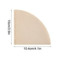 thumbnail image 3 of YiJuHui 40pcs Premium Cone Coffee Filters, Thickened Wood Pulp Paper for Optimal Extraction, Compatible with Dripper & Pour Over Brewing, Natural Taste Enhancer, 3 of 9