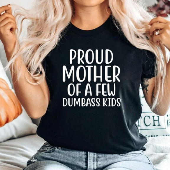 Cotton ,Proud Parent Graphic Tee Retro Kids Design Humorous Mama Papa Comfort T-Shirt Black S-5XL