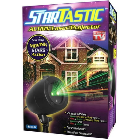 As Seen on TV Startastic Holiday Laser Light Show, Static and Motion Features
