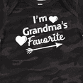 thumbnail image 4 of Inktastic I'm Grandma's Favorite with Arrow and Hearts Boys or Girls Baby Bodysuit, 4 of 5