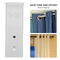 thumbnail image 3 of WORGEOUS 10pcs Wall Mount Curtain Track Brackets Ceiling Mounted Curtain Track Support for Curved Drapery Rail Holder, 3 of 8