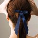 thumbnail image 4 of Pinza para el pelo con lazo de satén de doble capa y diseño de pico de pato para mujer., 4 of 6