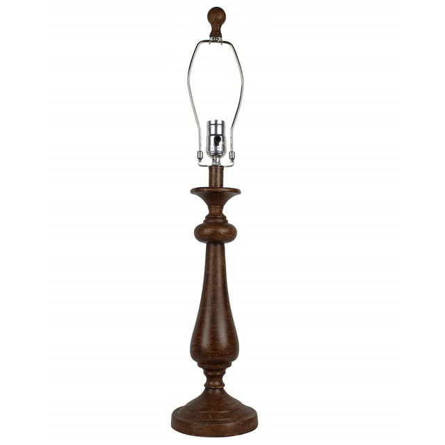 Base de Lampe de Table Marron Uniquement
