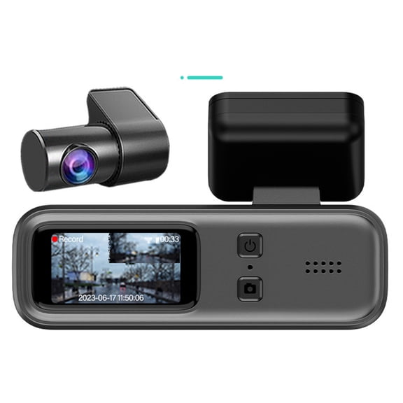 Dash Cam, Visión Nocturna Delantera Y Trasera FHD 1080P Dual Dash Cam Modo De Estacionamiento Las 24 Horas Para Taxis