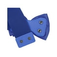 thumbnail image 4 of Cinturones elásticos con lazo INSPIRE CHIC para mujer, ancho de 2.4" elegante y lindo, banda de cintura elástica para vestido de boda 24 - 32" azul real, 4 of 6
