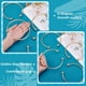 thumbnail image 3 of 6 asas de bolso de metal dorado de 13,5 cm (5,3 pulgadas), asas semicirculares con cuentas., 3 of 9