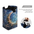 thumbnail image 3 of Yayeee Freestanding Laundry Hamper with Handle Collapsible Large Storage Basket for Clothes, Crystal Moon, 3 of 7