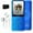 Dark blue, variant on MP3 Player, Music Player with 16GB Micro SD Card, Build-in FM Radio/Video Play/Voice Recorder/E-Book Reader, Supports up to 128GB, Sky blue