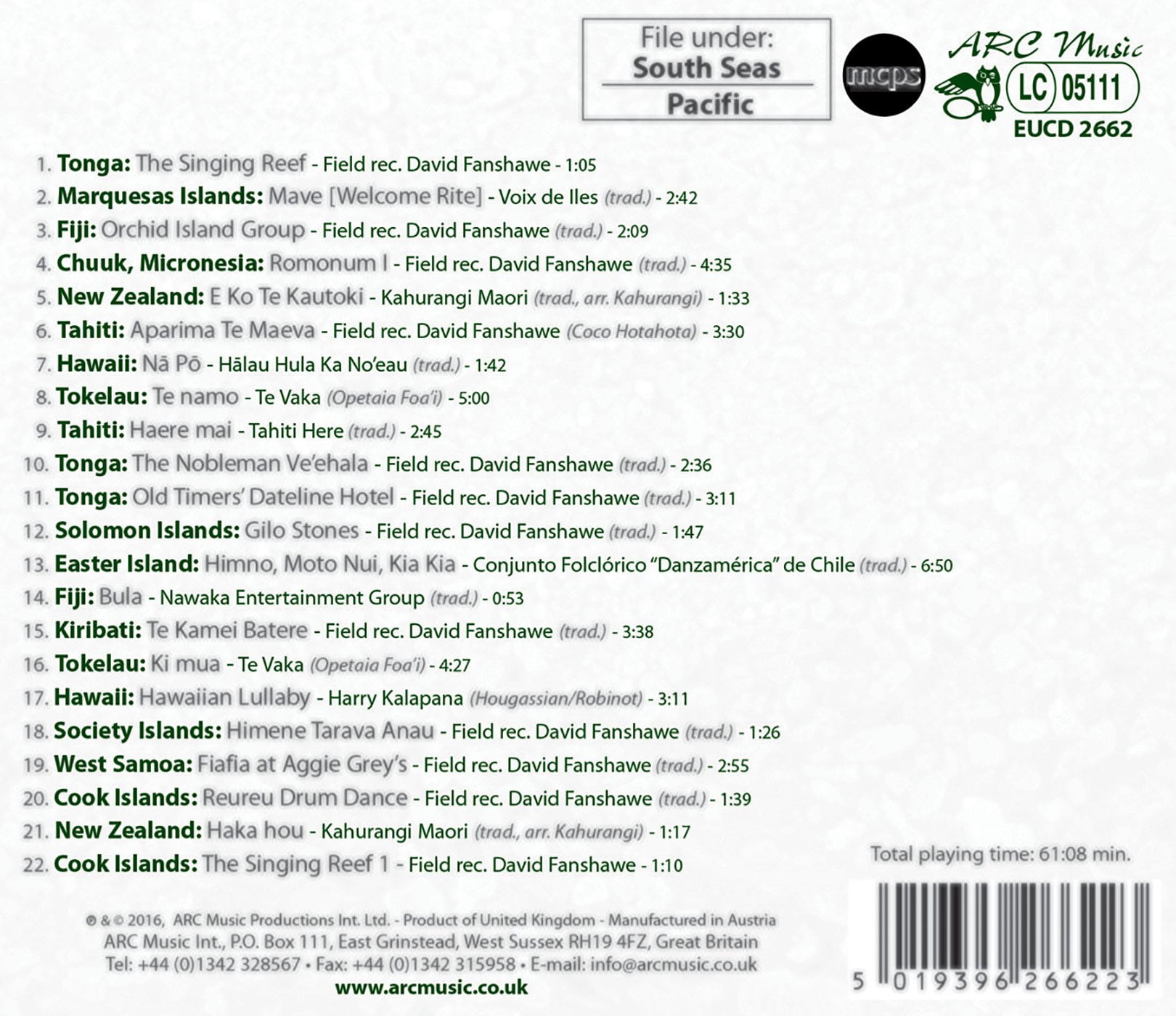 Hougassian / Various Artists - Discover Music from the Pacific - Music & Performance - CD