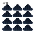thumbnail image 4 of Electronicheart 12x Black Sturdy And Durable Rug Grippers Say Goodbye To Sliding Rugs Wide Application PU Reusable cloud  74*125*1mm 1Set, 4 of 6