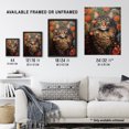 thumbnail image 4 of Norwegian Forest Cat Floral Painting Detailed Animal Portrait With Spring Garden Flower Blooms Large Wall Art Poster Print Thick Paper 18X24 Inch, 4 of 5